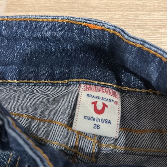 True Religion jeans shorts size 26 style Sammy - Picture 4 of 6